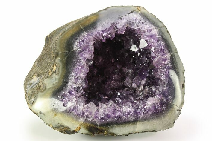 Sparkly, Purple Amethyst Geode - Uruguay #275676